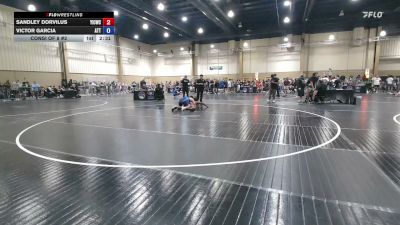 215 lbs Consi Of 8 #2 - Sandley Dorvilus, Youth Impact Center Wrestling Club vs Victor Garcia, Attack Wrestling Club