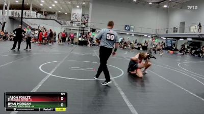 106 lbs Semis (4 Team) - Ryan Morgan, Orchard South Gold vs Jason Foultz, D3 Training Center