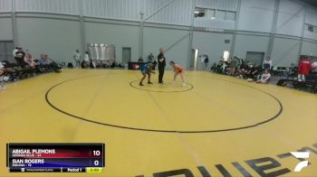 132 lbs 4th Wrestleback (16 Team) - Abigail Plemons, Georgia Blue vs Sian Rogers, Indiana