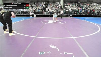 140 lbs Round Of 32 - Elaina Washburn, N/A vs Leia Lumba, Frezzo's Fight Factory