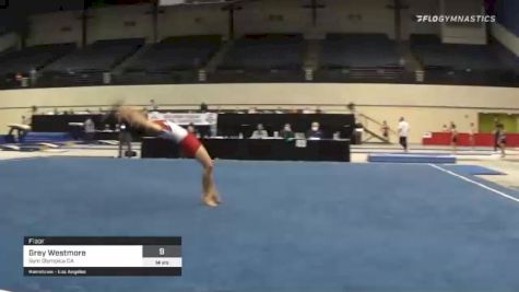 Grey Westmore - Floor, Gym Olympica CA - 2021 USA Gymnastics Development Program National Championships