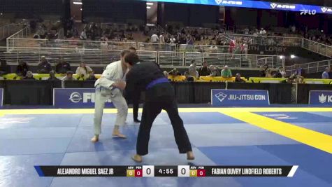 Fabian Ouvry Lindfield Roberts vs Alejandro Miguel Saez Jr 2025 Pan Jiu Jitsu IBJJF Championship