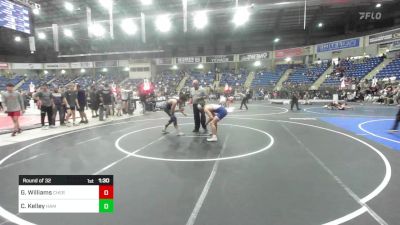 144 lbs Round Of 32 - Greg Williams, Cherry Creek HS vs Colton Kelley, Hammers WC