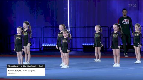 Ballston Spa Tiny Cowgirls - Rec Cheer [2023 Show Cheer 1 Ltd. Tiny Mite Small Day 3] 2023 Pop Warner National Cheer & Dance Championship