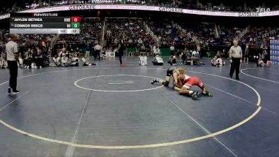 4A 138 lbs 3rd Place Match - Connor Reece, Northwest Guilford High School vs Jaylen Bethea, Hoke County