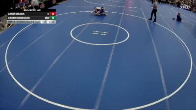 126 lbs Semis & 1st Wrestleback (8 Team) - Kaden Kowalek, Kearney vs Zach Masek, Lincoln East