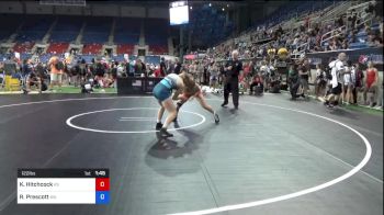 122 lbs Rnd Of 16 - Kaylan Hitchcock, Kansas vs Reese Prescott, Washington