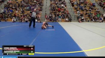 70 lbs Champ. Round 2 - Alexander Bragg, Princeton Wrestling vs Ayden Sebesta, Crass Trained Wrestling