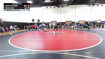 150 lbs Round Of 32 - Sage Alexander, Greenwich vs Noah Faust, Glastonbury