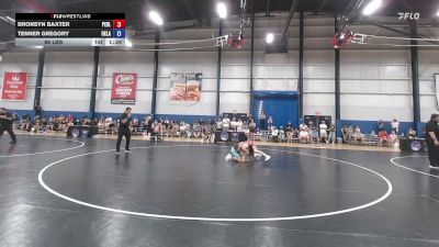 96 lbs Bronsyn Baxter, Pennsylvania Blue vs Tenner Gregory, Oklahoma