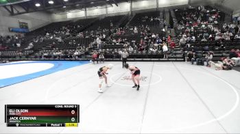 101 lbs Cons. Round 3 - Jack Cernyar, Wasatch vs Eli Olson, Park City