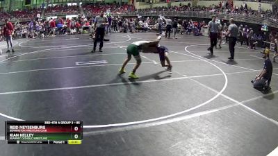 85 lbs Cons. Round 3 - Reid Meysenburg, Bennington Wrestling Club vs Kian Kelley, Kearney Catholic Wrestling