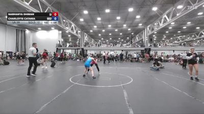 110 lbs Round 4 (6 Team) - Nabhanya Dhiman, Lady Assassins vs Charlotte Catania, All I See Is Gold Academy