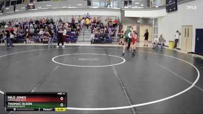 152 Boys Quarterfinal - Thomas Olson, Evergreen Boys vs Milo Jones, Eisenhower Boys