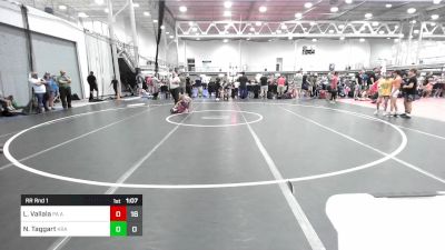 60 lbs Rr Rnd 1 - Logan Vallala, PA Alliance ES A vs Nate Taggart, Kraken White