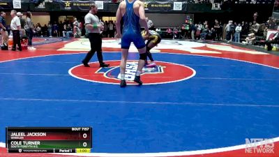 7A-190 lbs Cons. Round 2 - Cole Turner, South Forsyth H.S. vs Jaleel Jackson, Wheeler