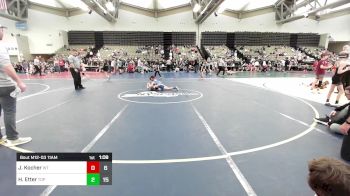 65 lbs Rr Rnd 3 - John Kocher, Washington Twp vs Harry Etter, Top Gun