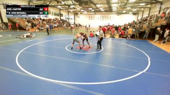 165 lbs Cons. Round 2 - Kvon Russell, Indiana Tech vs Joel Carter, Heidelberg