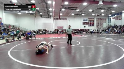 113 lbs Consi Of 8 #1 - Logan Bohan, Nonnewaug vs Collin Argraves, Terryville/Thomaston