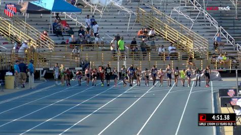 Boys' 1500m, Finals 1 - Age 13