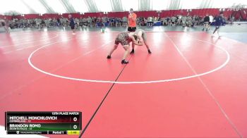 132 lbs Placement (16 Team) - Mitchell Monchilovich, Cumberland vs Brandon Romo, Oconto Falls