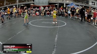 52 lbs Semis (4 Team) - Dominic Warn, Triumph Trained vs Zayden Peterson, Dueling Bandits