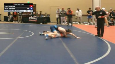 150 lbs Cons. Rd Of 16 - Cole Harlan vs Paul Spitzer, Yale Street WC