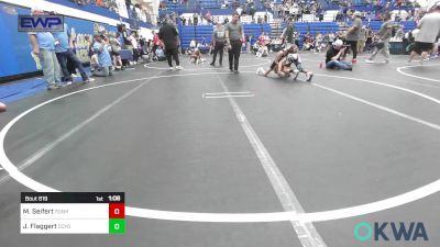 76 lbs Quarterfinal - Maddox Seifert, Team Guthrie Wrestling vs John Allen Flaggert, CCYO