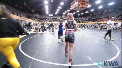 91 lbs Rr Rnd 5 - Avalynn Mehan, Cotton County Wrestling Club vs Onnika Carter, HBT Grapplers