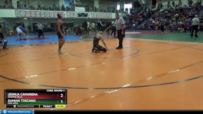 138 lbs Cons. Round 3 - Damian Toscano, Mar Vista vs Jeshua Camarena, Shadow Hills