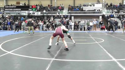 120 lbs Consi Of 16 #2 - Sam Murphy, La Salle Academy vs Brayden Johnson, Chariho