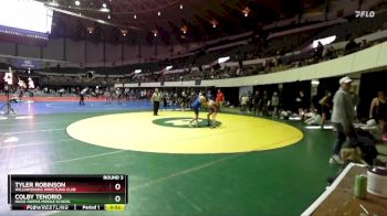 Rookie 6-8 135 Round 3 - Colby Tenorio, Hugo Owens Middle School vs Tyler Robinson, Williamsburg Wrestling Club