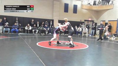 165 lbs Consi Of 4 - Joseph Cavallo, Wayland vs Cesar Cruz, Saugus/Peabody