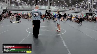 115 lbs Round 6 (8 Team) - Emmitt Myers, Ohio Gold vs Ava Desimone, Full Circle