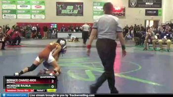 116 lbs Quarterfinal - Bernice Chavez-Rios, Bonanza vs McKenzie Rajala, White Pine