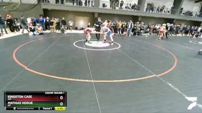 132 lbs Champ. Round 1 - Kingston Case, WA vs Mathias Hogue, MT