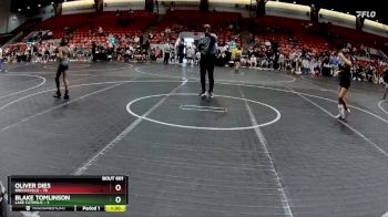 76 lbs Champ. Round 1 - Oliver Dies, Brecksville vs Blake Tomlinson, Lake Catholic