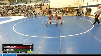 165 lbs Quarterfinal - Cooper Willis, Augsburg University vs Elijah Hunt, Concordia College