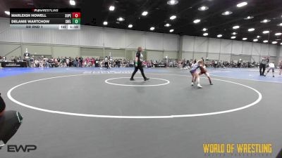 65 lbs Rr Rnd 1 - Marleigh Howell, Super Girls K-6 vs Delanie Wartchow, Shelton Wrestling Academy K-6