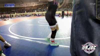 73 lbs Round Of 16 - Ariana Cobb, Unaffiliated vs ZaNique Miller, Cowboy Wrestling Club