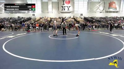 152 lbs Cons. Round 3 - Tate Wardman, Spencerport Jr Rangers Wrestling Club vs Benjamin Rick, Club Not Listed
