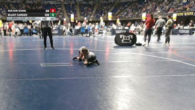 52 lbs Round Of 32 - Kolton Stahl, Juniata vs Elliot Caruso, Derry
