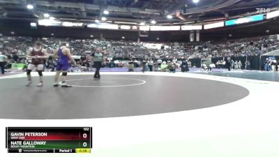 132 lbs 7th Place Match - Gavin Peterson, West Side vs Nate Galloway, Rocky Mountain
