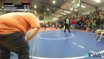 46 lbs Quarterfinal - Roland Beisel, Team Tulsa Wrestling Club vs Jackson Tackett, Morris Wrestling Association
