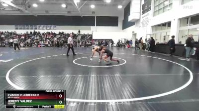 138 lbs Cons. Round 3 - Jeremy Valdez, Servite vs Evander Leidecker, Bella Vista