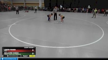 71 lbs Champ. Round 1 - Benjamin Ahedo, Pursuit Wrestling Minnesota vs Linkin Fisher, Iowa