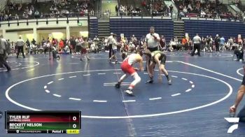 100 lbs Cons. Round 3 - Beckett Nelson, Biglerville vs Tyler Ruf, Hamburg Hawks