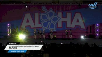 Alpha Company Tumbling and Cheer - Recon [2024 L2.1 Youth - PREP Day 1] 2024 Aloha Indy Showdown