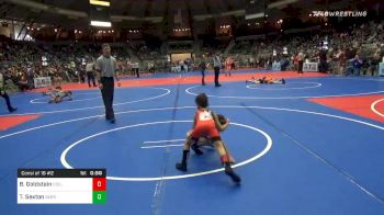 46 lbs Consolation - Briggs Goldstein, Collinsville Cardinal Wrestling vs Tucker Sexton, Berryhill Wrestling