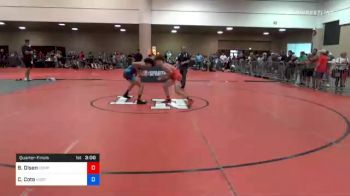 126 kg Quarterfinal - Brandon Olsen, Compound Wrestling vs Christian Coto, North Carolina